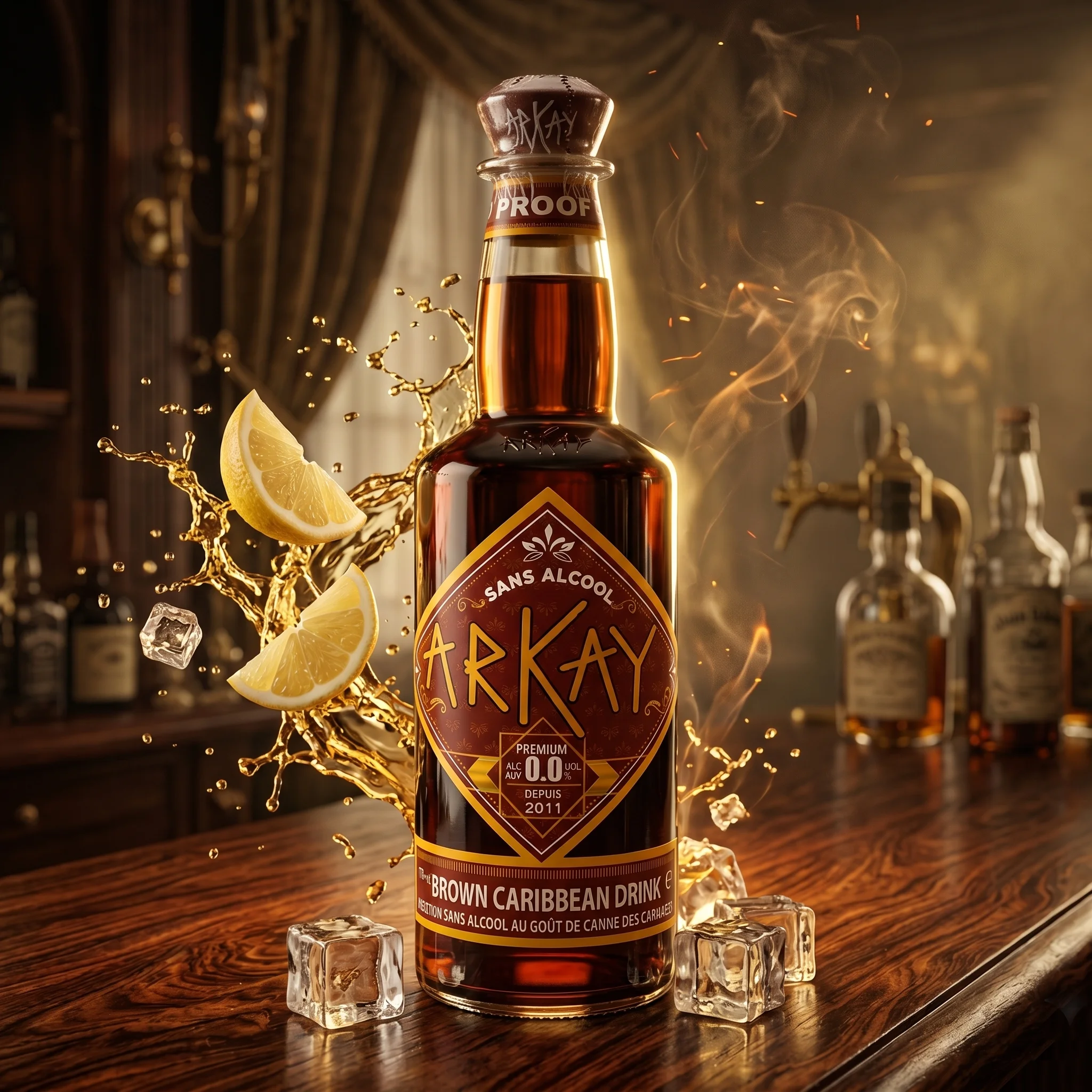 Brown Caribbean Drink